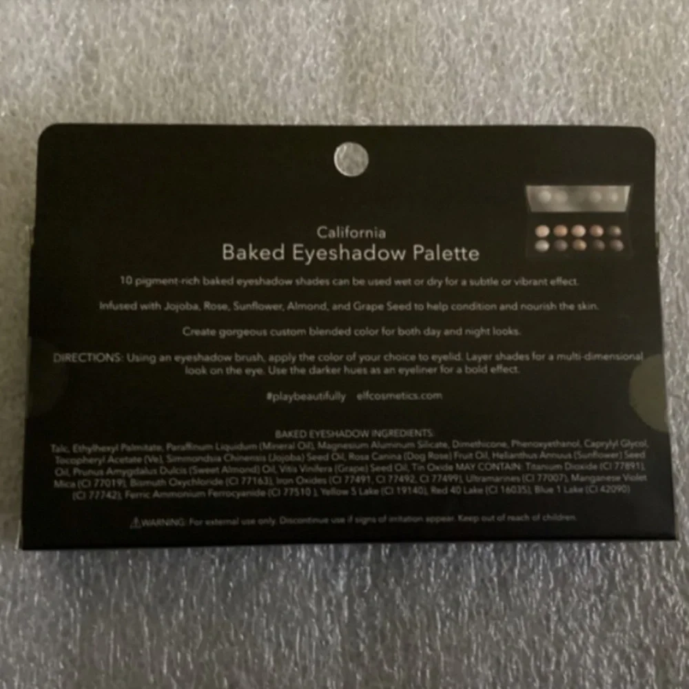 e.l.f. California Baked Eyeshadow Palette New net wt 0.28 oz/8 oz 85132